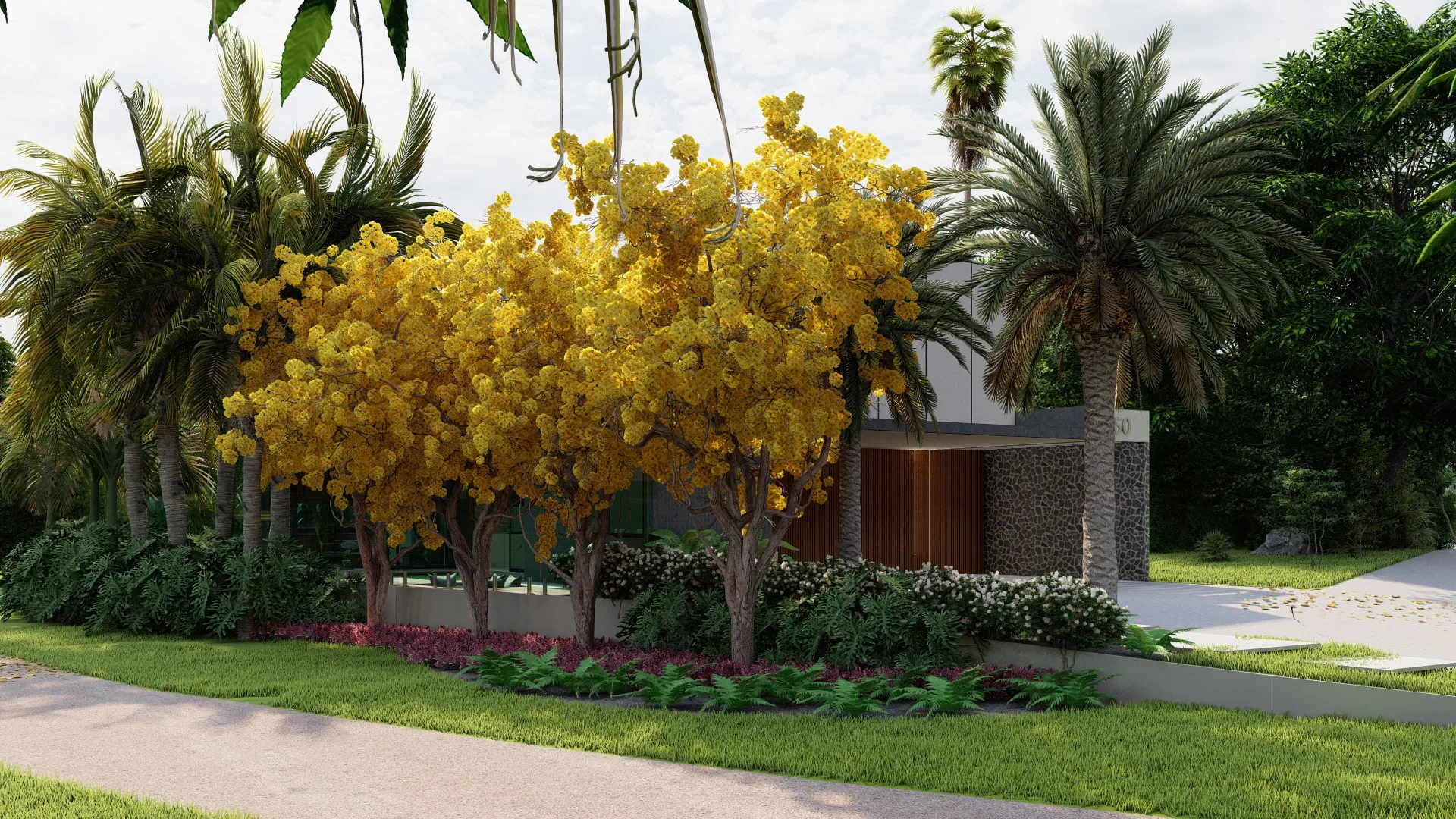 Visualização arquitetônica do projeto Suelli — GRON 3D