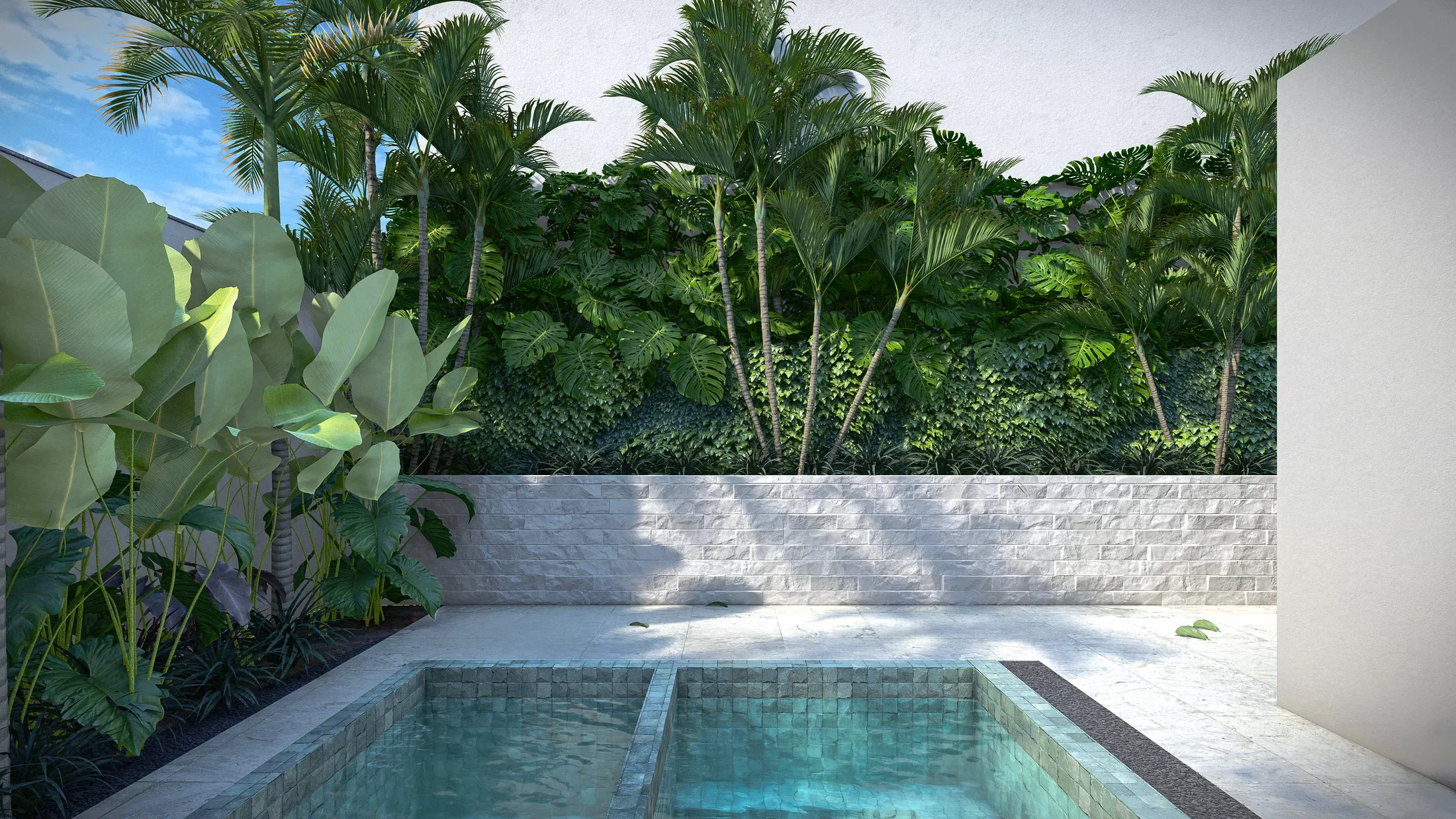 Visualização arquitetônica do projeto Marcos E Celia — GRON 3D