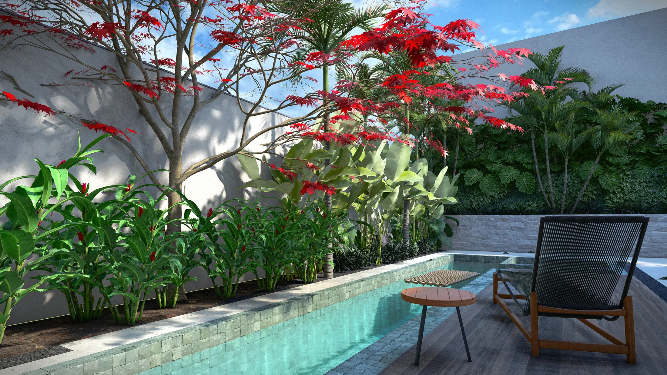 Visualização arquitetônica do projeto Marcos E Celia — GRON 3D