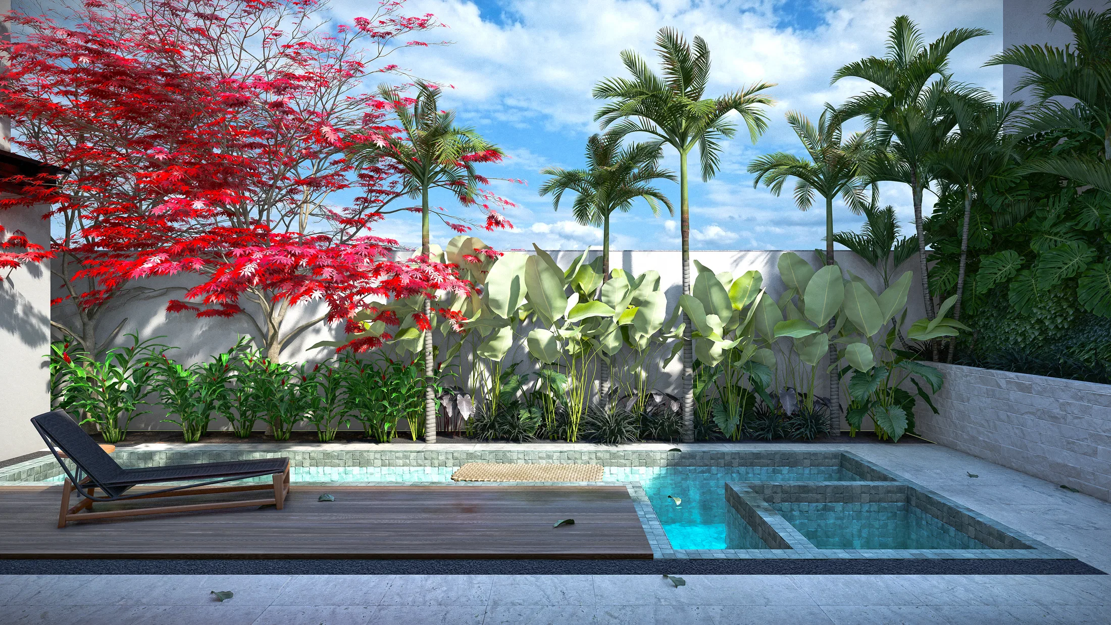 Visualização arquitetônica do projeto Marcos E Celia — GRON 3D