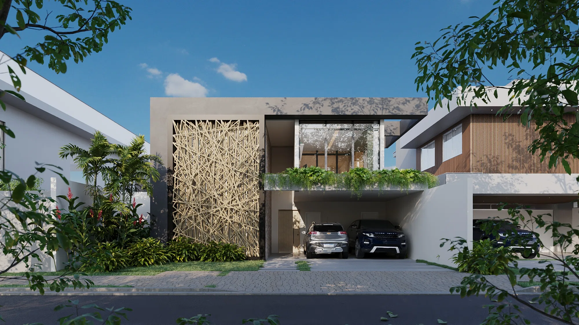 Visualização arquitetônica do projeto Residencia — GRON 3D