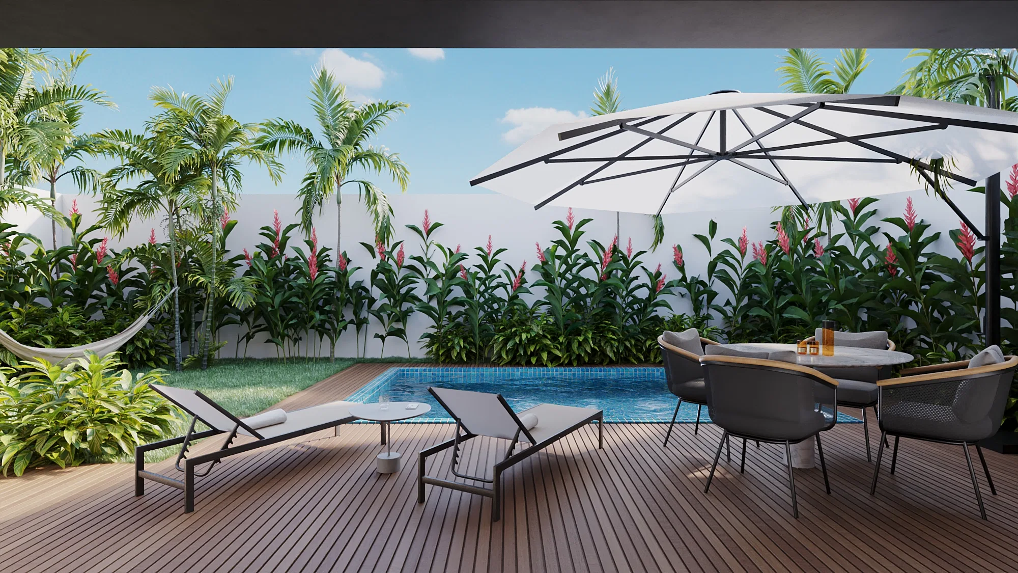 Visualização arquitetônica do projeto Residencia — GRON 3D