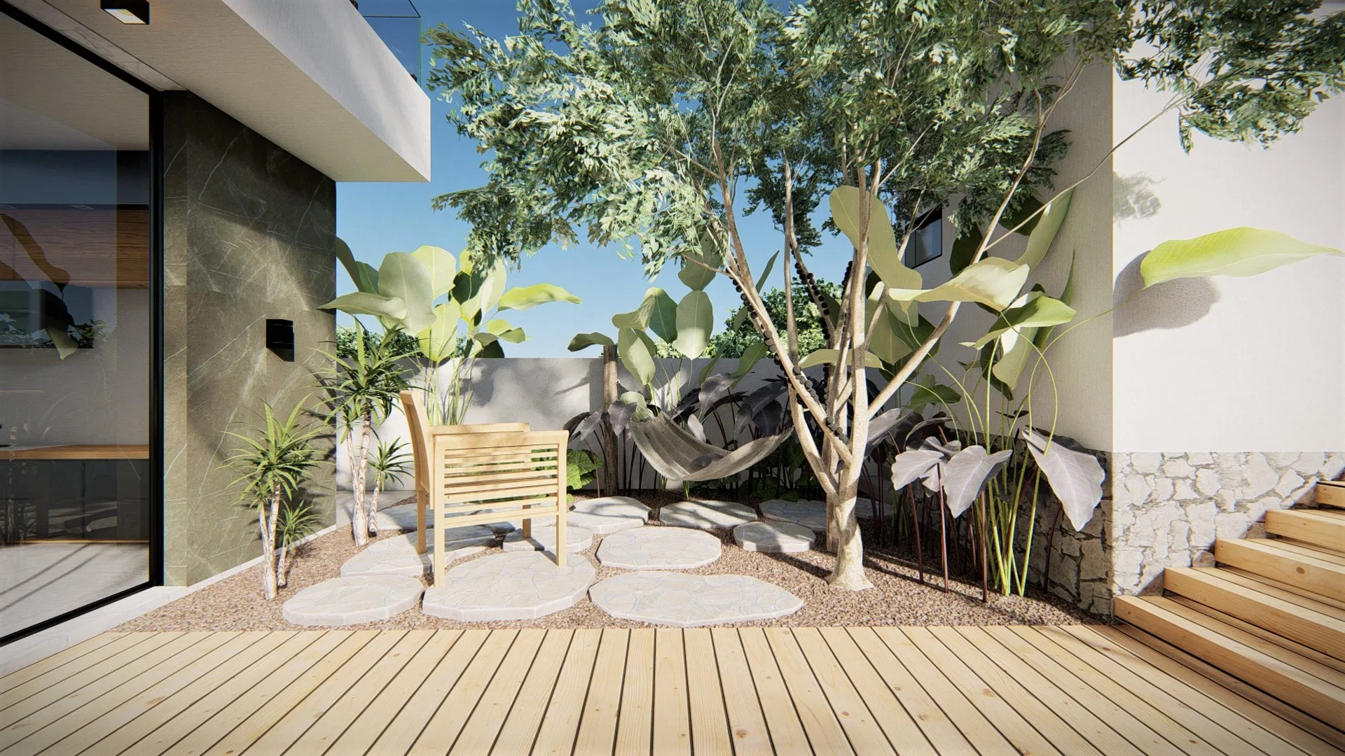 Visualização arquitetônica do projeto Juliana Idea — GRON 3D
