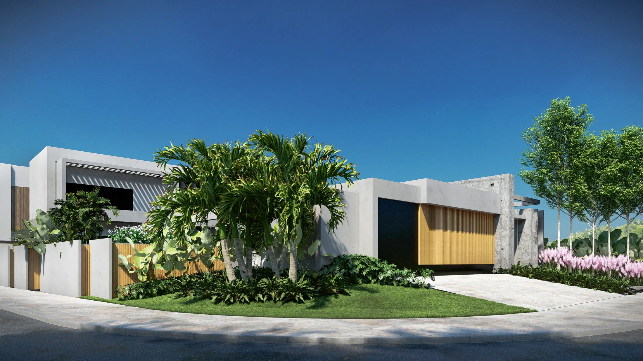 Visualização arquitetônica do projeto Paulo Batista — GRON 3D