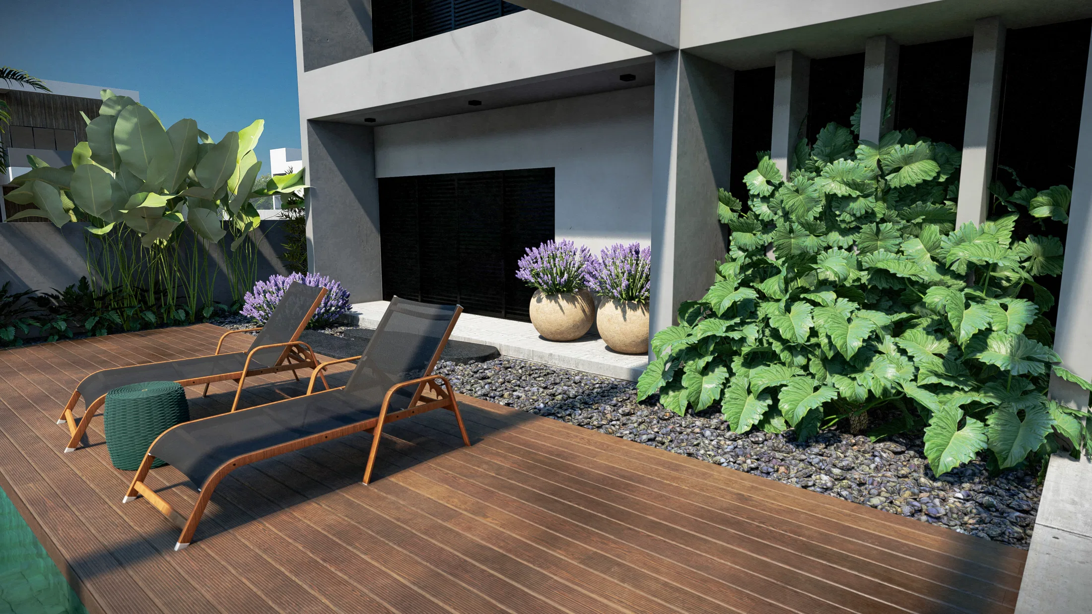 Visualização arquitetônica do projeto Paulo Batista — GRON 3D