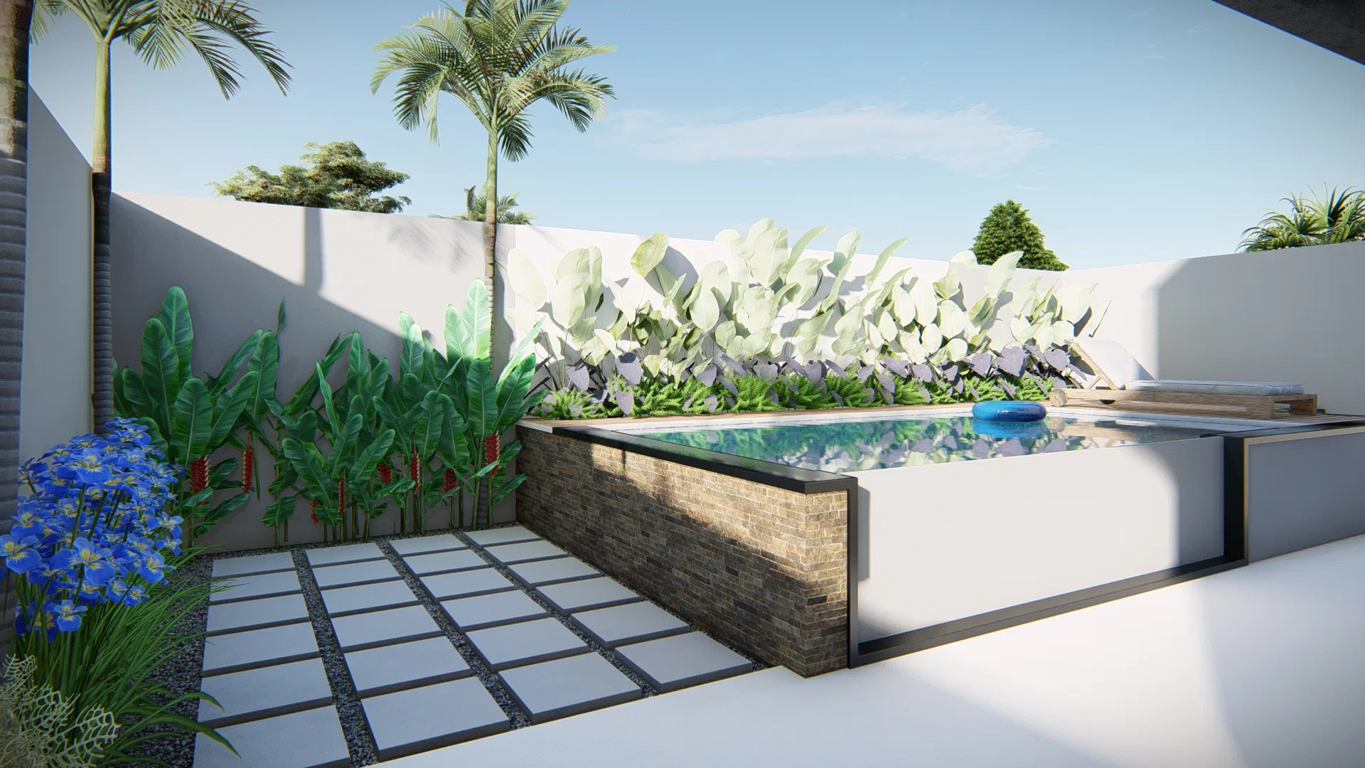 Visualização arquitetônica do projeto Flavio — GRON 3D
