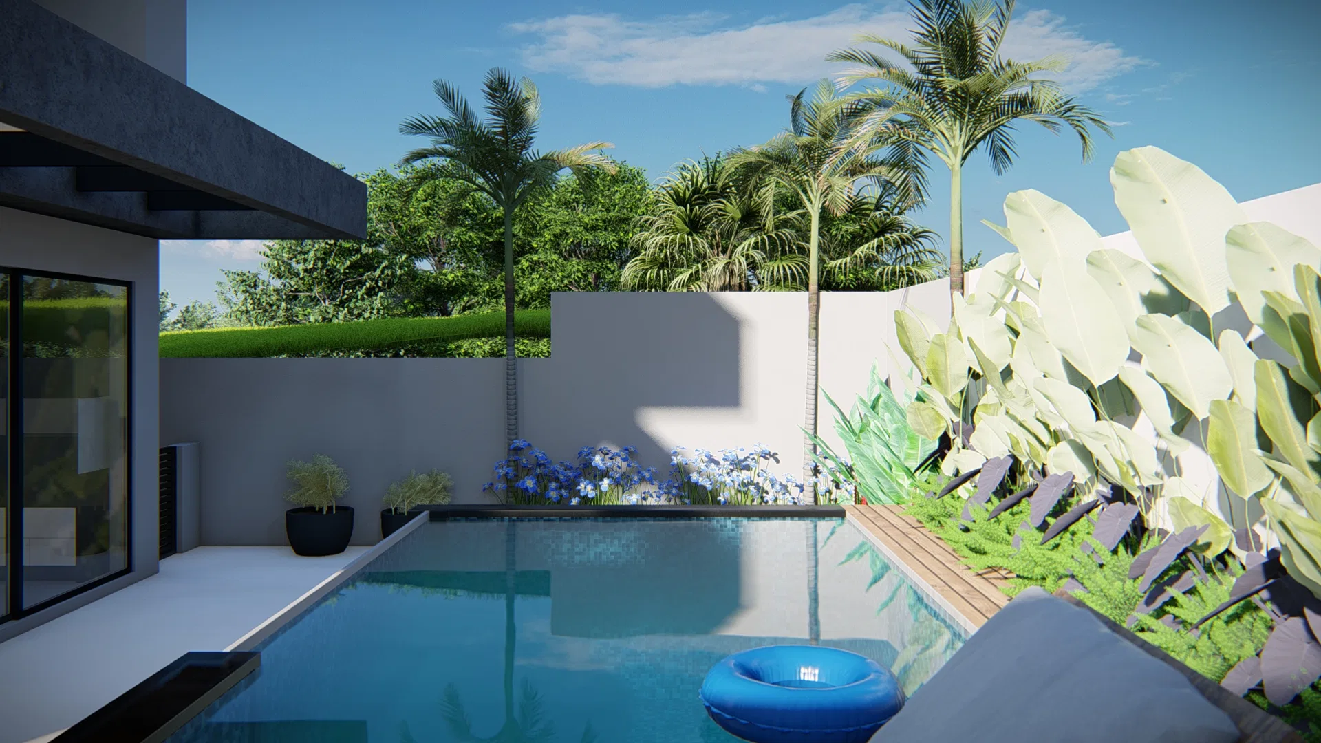 Visualização arquitetônica do projeto Flavio — GRON 3D